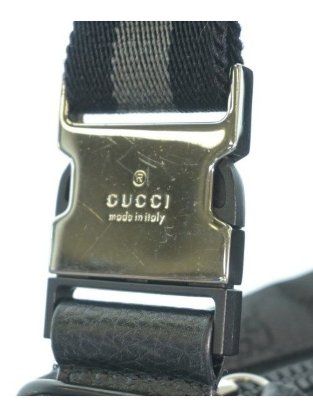 Gucci GG Nylon Waist Bag Black - Picture 8 of 9